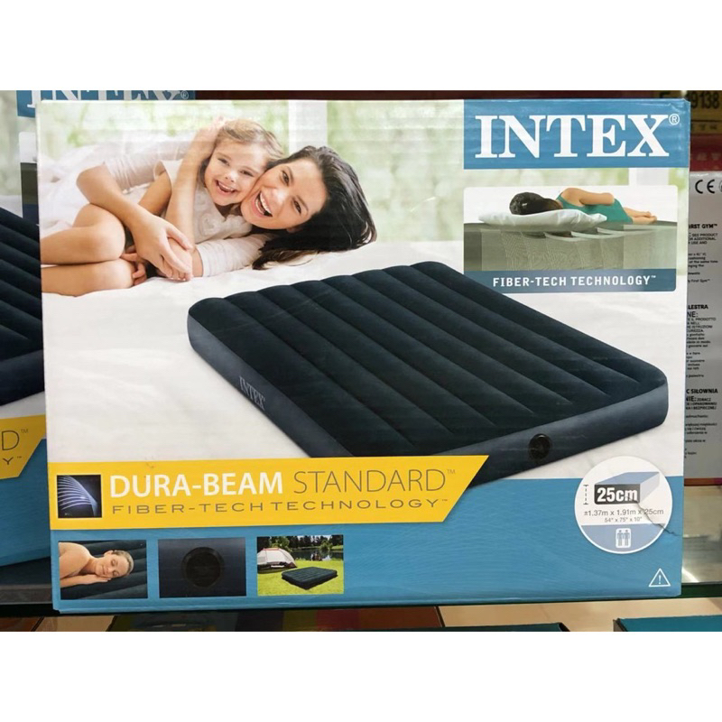 INTEX 充氣床墊（使用兩次）雙人床
