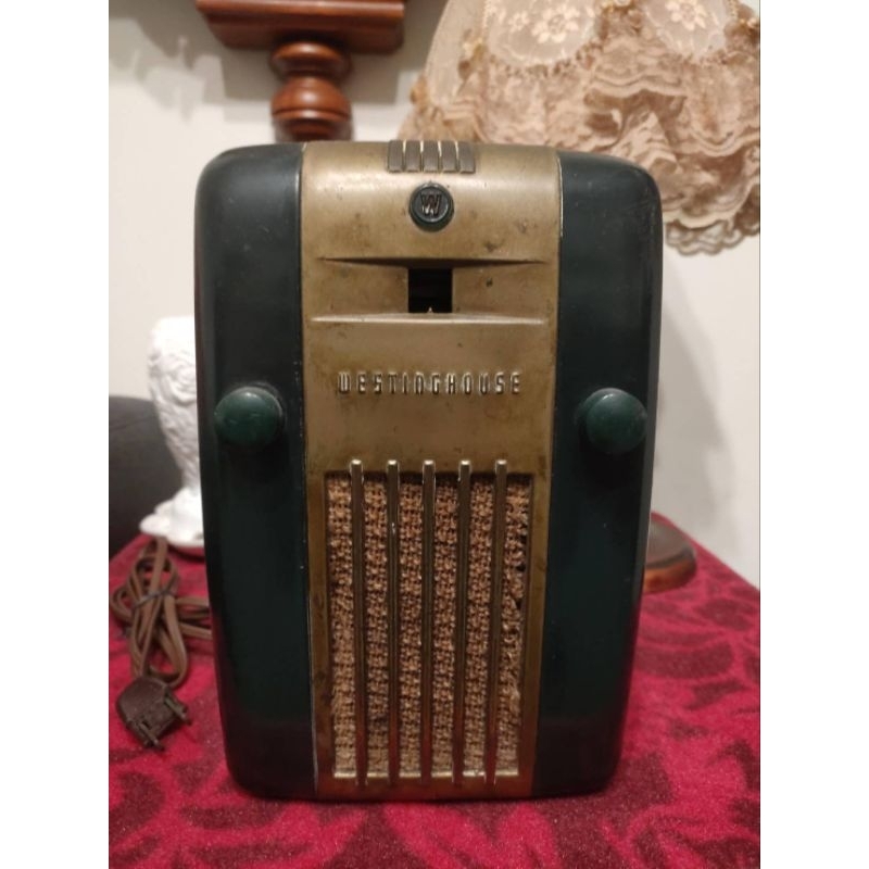 美國西屋早期電木真空管調頻收音機