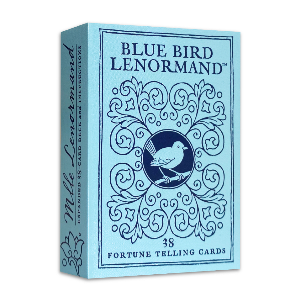 青鳥雷諾曼（擴充全新改版）,贈中文翻譯｜Blue Bird Lenormand，藍鳥雷諾曼卡【左西購物網】