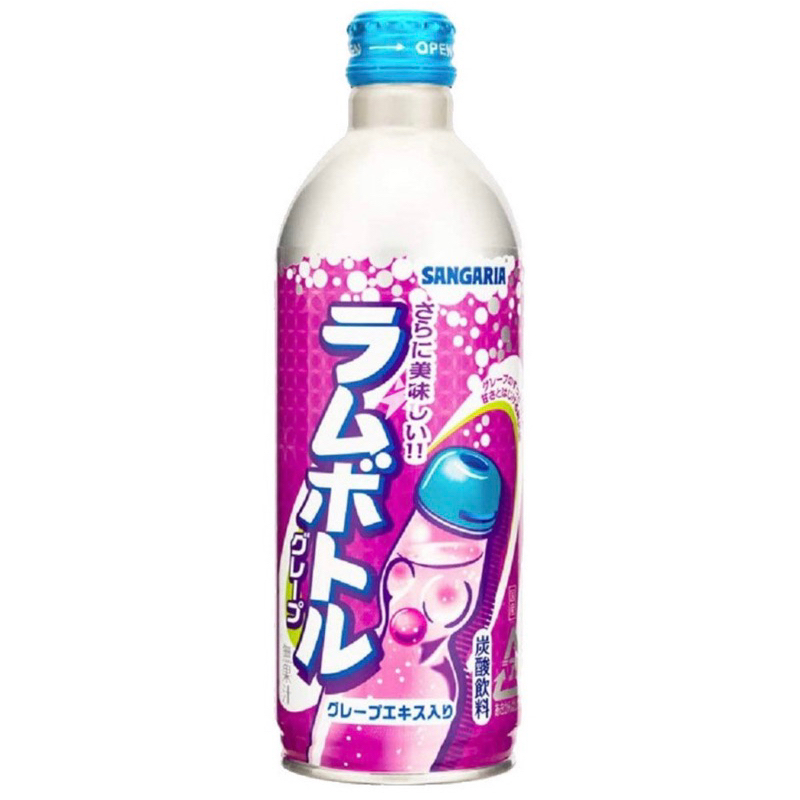 日本🇯🇵 Sangaria 山加利 葡萄汽水（500 ml)