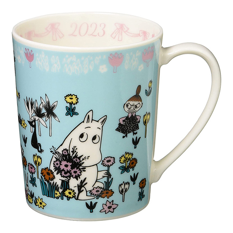 日本山加 YAMAKA Moomin 2023年紀念系列 陶瓷馬克杯 花園 SJ12433