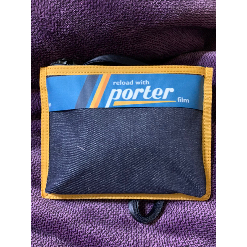 正品porter斜背袋包護照包隨身包