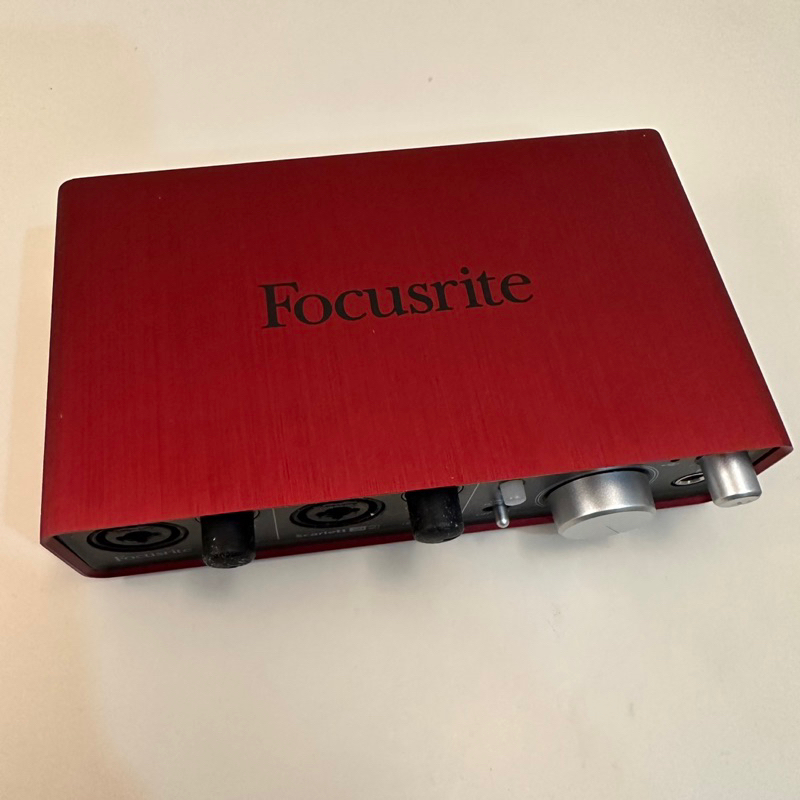 focusrite scarlette 2i2 錄音介面 二手