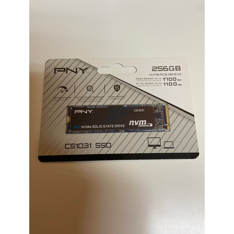 PNY NVMe PCIe Gen3 x4 256GB m.2ssd