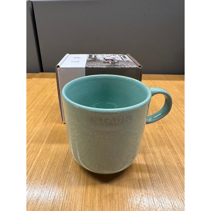 【法國Staub】陶瓷馬克杯-晨露綠(300ml)