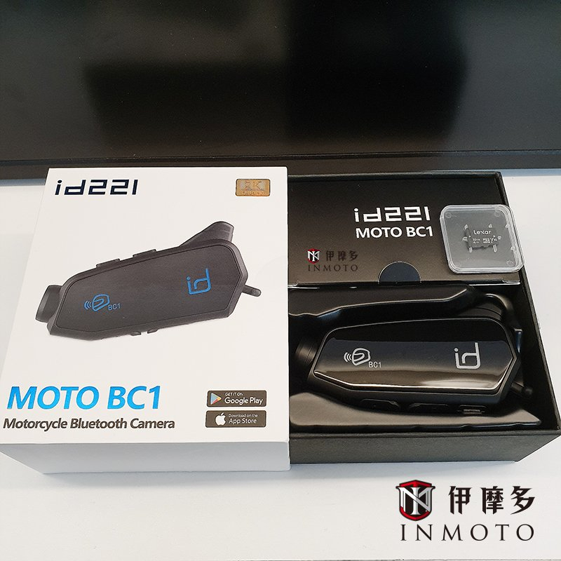 伊摩多※ID221‧MOTO BC1 機車藍牙耳機【送32G記憶卡】  HD高音質 行車紀錄器 2K 30fps TS碼