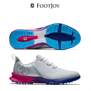 FootJoy Fuel Sport 男鞋(無釘) #55455 ,白/粉/藍 無釘鞋
