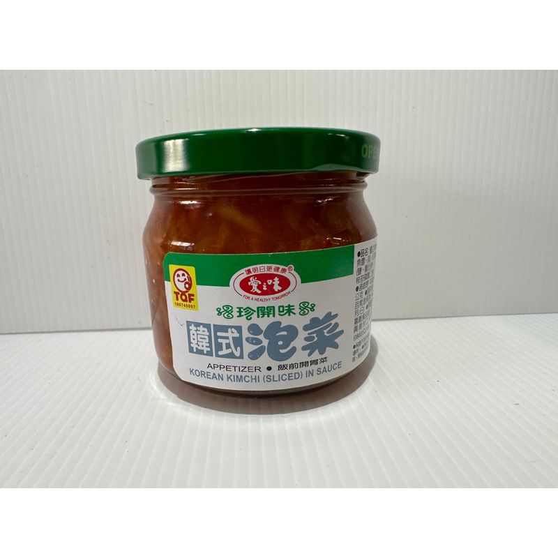 阿誠南北貨🐍 現貨 快速出貨 愛之味 韓式泡菜 190g 拌飯 泡菜 罐頭