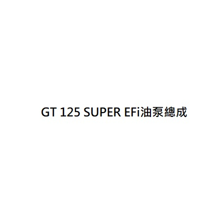 GT 125 SUPER EFi汽油泵總成 汽油幫總成 汽油泵浦總成 汽油幫浦總成 三陽正廠零件