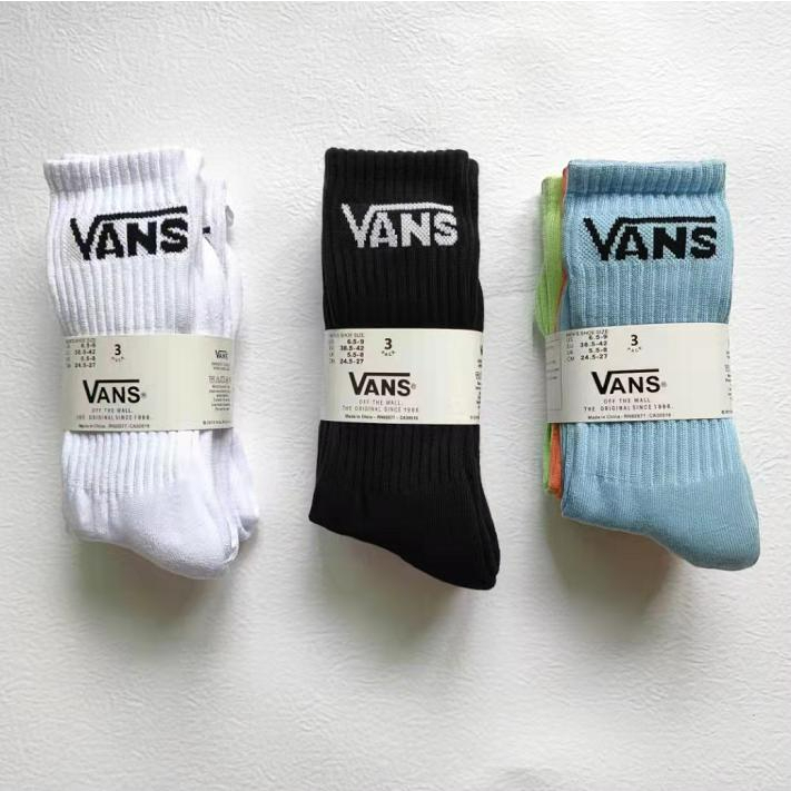Vans 3雙入基本款 毛巾底長襪 厚底 中筒襪 單入 長襪 VANS襪 籃球襪 滑板襪 VANS襪子