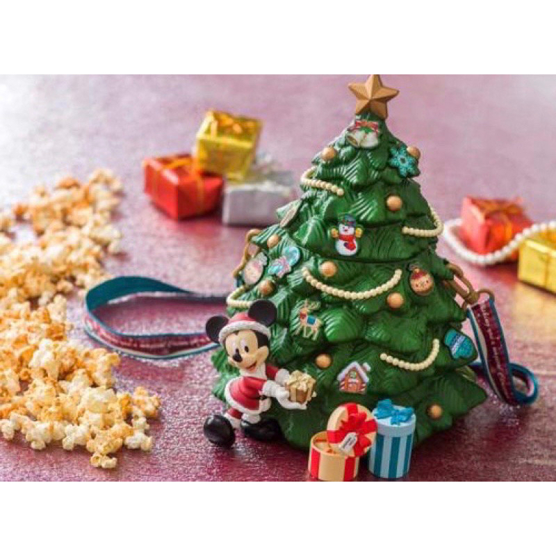 客訂商品 勿下單💛日本 東京 迪士尼 聖誕樹米奇 禮物 爆米花桶 Disneyland X’mas tree