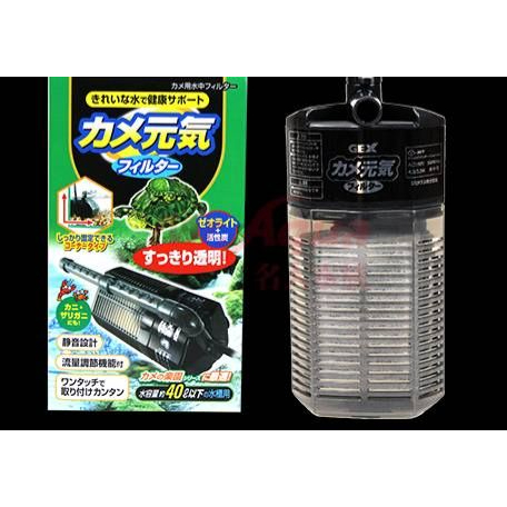 *龜龜飼料* Gex 烏龜過濾器 日本 低水位過濾器