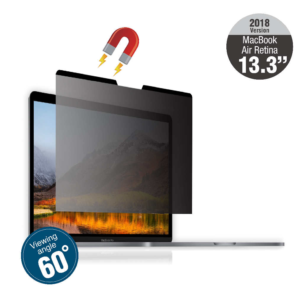 10片 MacBook Pro 13.3吋超薄磁吸抗藍光防眩防刮螢幕防窺片