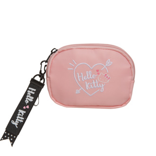 【Hello Kitty】凱蒂邱比特-雙層零錢包-粉 KT01Z04PK