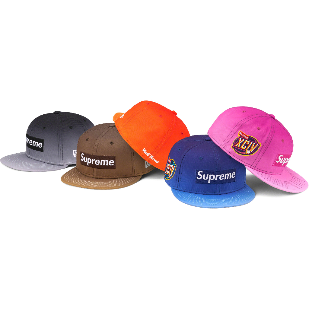 【紐約范特西】預購 SUPREME SS23 GRADIENT BOX LOGO NEW ERA帽子