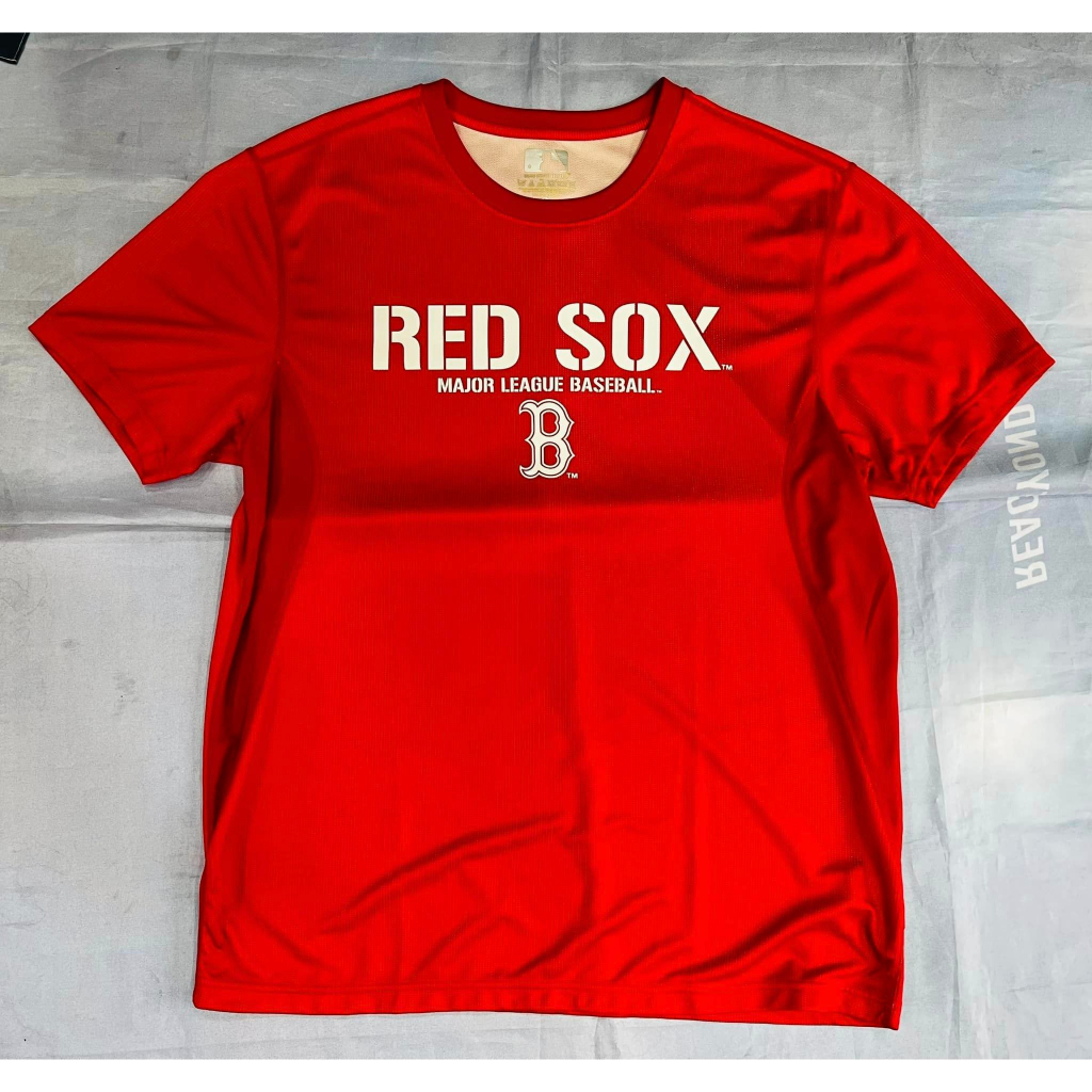 =好了啦要運動=MLB美職 棒球衣 紅襪 張育成 球衣 徘汗 透氣 短袖 圓領 5430203-150 紅色