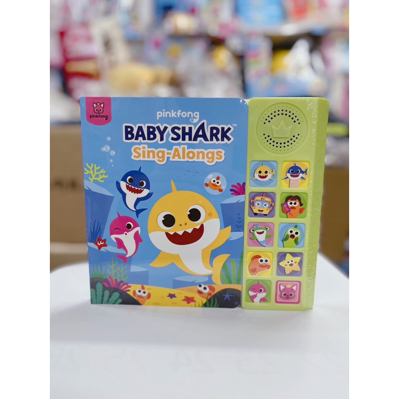 ♡GrapeBaby♡現貨💕碰碰狐Baby shark鯊魚寶寶音樂有聲書*韓文版