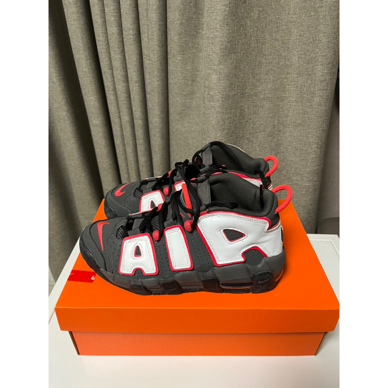 【NIKE 耐吉】休閒鞋 NIKE AIR MORE UPTEMPO 女鞋 大童 黑(DH9719200)