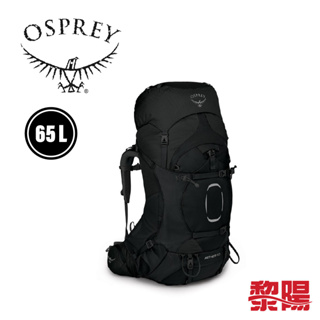 OSPREY 美國 Aether 65L 黑 M/L 專業登山大背包/重裝背包/適合5-15天登山、旅行 73OS002