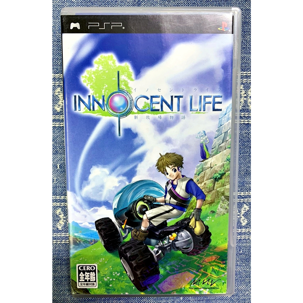(有說明書) PSP 新牧場物語 無瑕生命 Innocent Life 牧場物語 日版 D5
