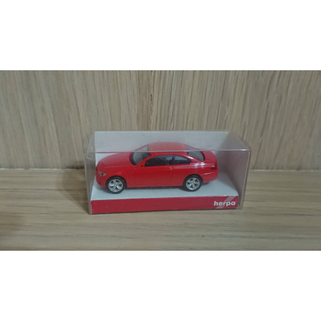 1/87 Herpa-BMW 3系列 Coupe 紅雙門-023573