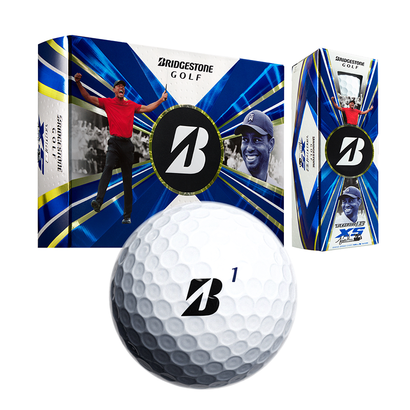 【Bridgestone】 TOUR B XS TIGER 高爾夫球 限量款（12顆/盒）︱官方旗艦店