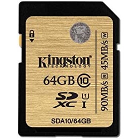 Kingston 金士頓 64GB 讀90MB/s 寫45MB/s 相機記憶卡 高速記憶卡 SDA10/64GB