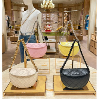 預購🇺🇸可分期✨三色 TORY BURCH MINI FLEMING SOFT CRESCENT BAG