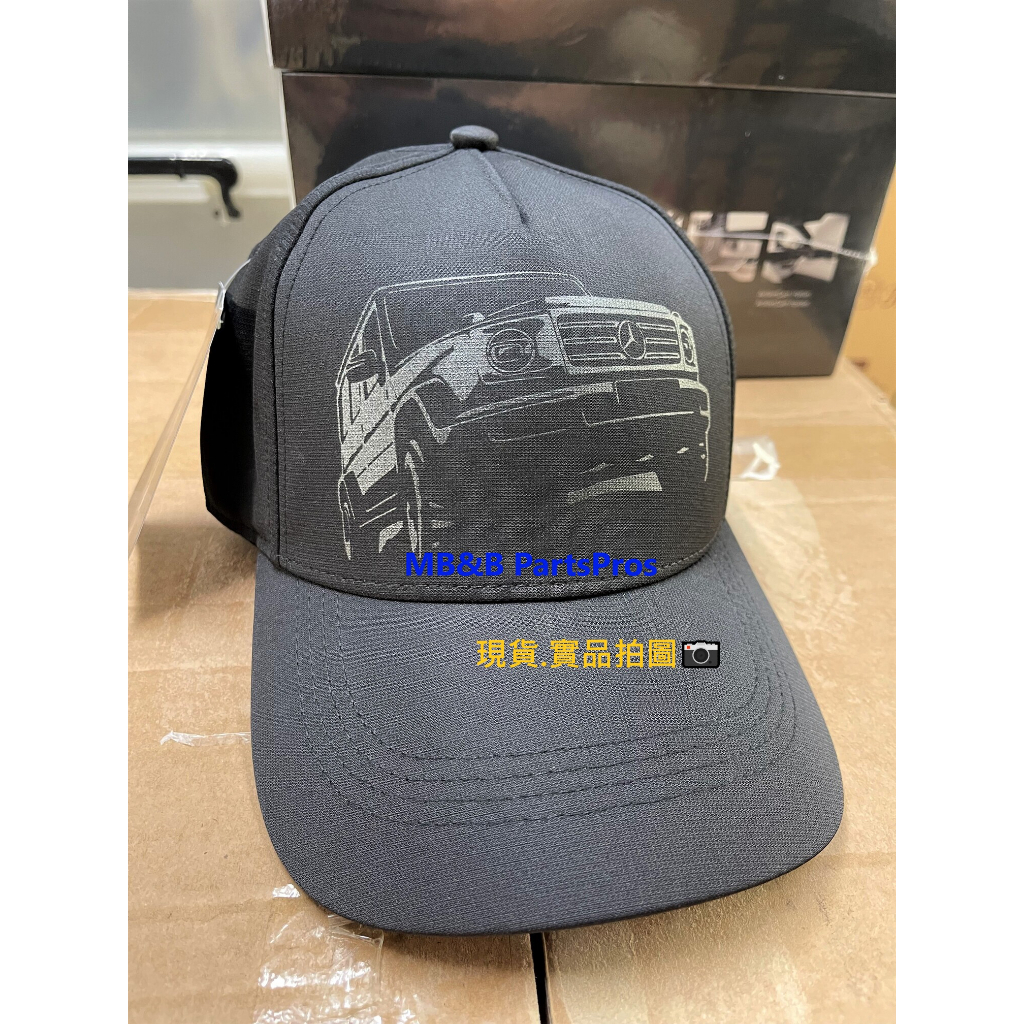 賓士原廠 BENZ W463 G-CAR G-Model車型圖案 質感黑 棒球帽 遮陽帽 帽子 男女適用G500 G63