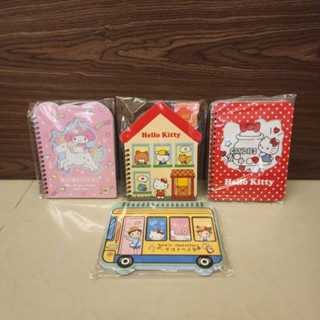 hello Kitty 美樂蒂 小學課本的逆襲 造型雙線圈本 筆記本 記事本