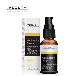 美國【YEOUTH】維生素B3煙醯胺精華液/毛孔緊緻玻尿酸精華液/甘草+蘆薈(10%維他命B3精華液)