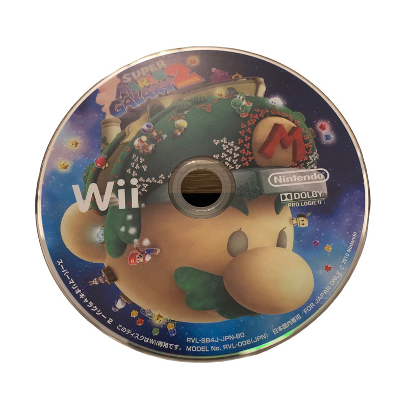 Wii 超級瑪利歐銀河2 SUPER MARIO GALAXY 2 日版 無盒裸片