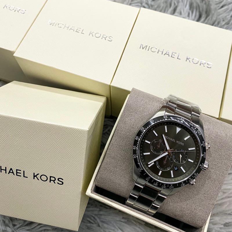 『RC 裬柒代購』Michael Kors MK 男錶 墨綠 鋼錶 鋼錶帶 三眼 腕錶 機械錶 石英錶 夜光 代購 經典