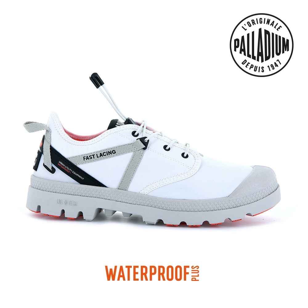 PALLADIUM OX TRAVEL LITE+ WP+~STAR WHITE 中 防水休閒鞋 77338116 白