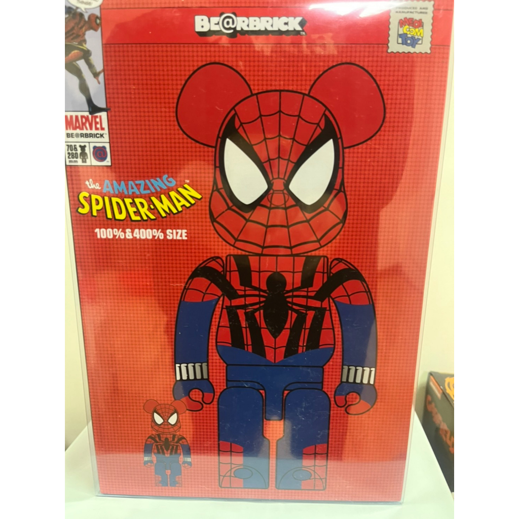 BE@RBRICK SPIDER-MAN(BEN REILLY) 蜘蛛人 400% 100%