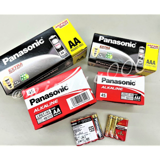 國際牌 Panasonic 大電流鹼性電池 紅鹼 碳鋅 3號AA 4號AAA 盒裝40顆/60顆 原廠公司貨 國際