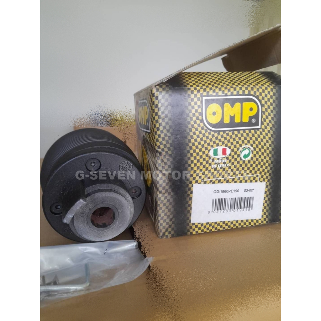 for~ PEUGEOT 106 306 無安全氣囊版 OMP 方向盤轉接座 全新絕版美品 - 100%義大利原裝進口