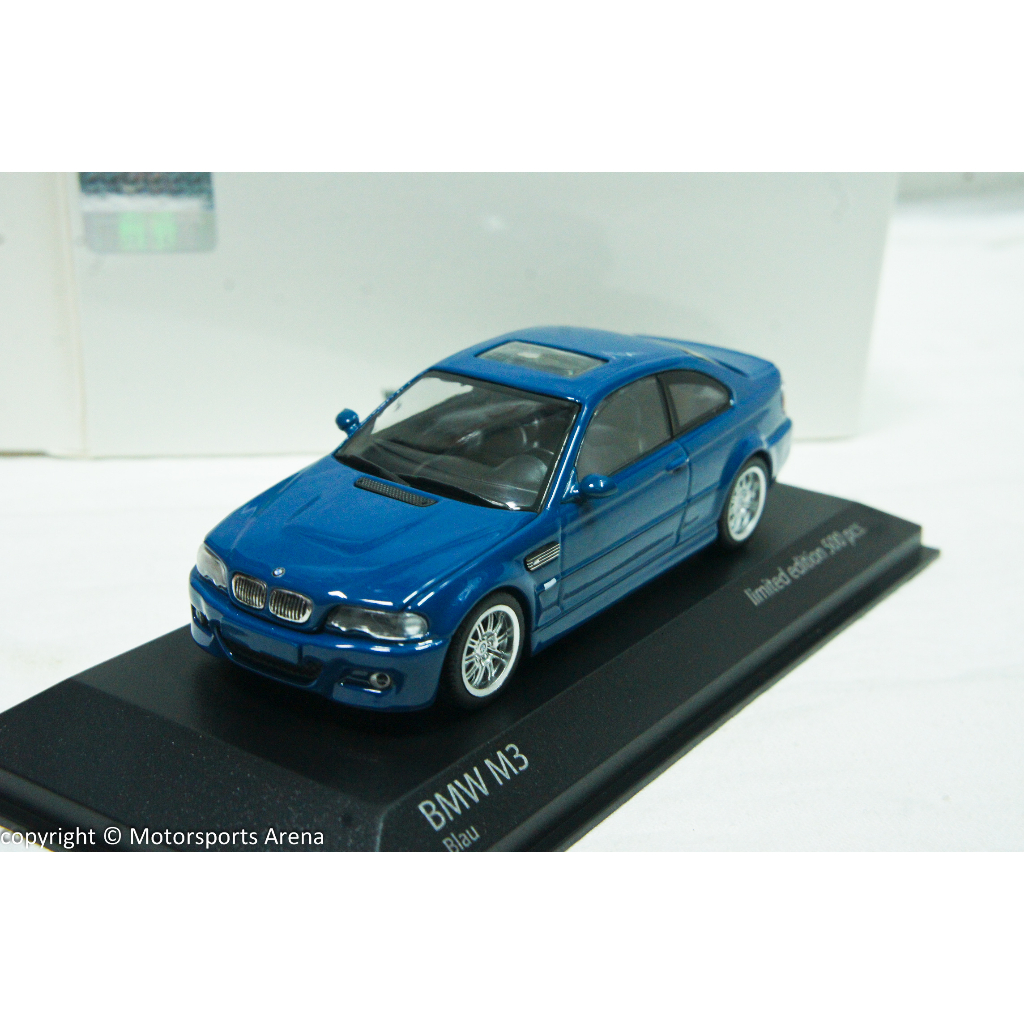 【現貨特價】1:43 Minichamps BMW M3 Coupe E46 2001 ※限量500台※