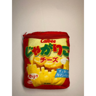 W系 日本 正版 現貨 卡樂比 Calbee 薯條杯造型 小物包 伸縮 證件套 化妝包 收納袋