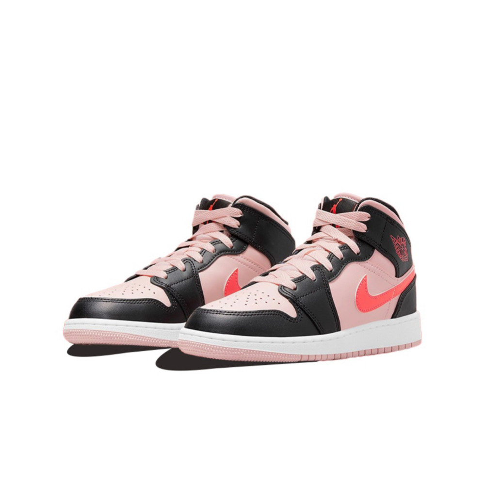 【Fashion SPLY】Air Jordan 1 Mid GS 黑粉 554725-604