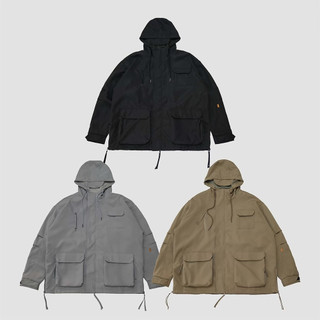 【QUEST】現貨 QUEST NYLON FUNCTIONAL JKT 尼龍 連帽 口袋 機能 外套 三色