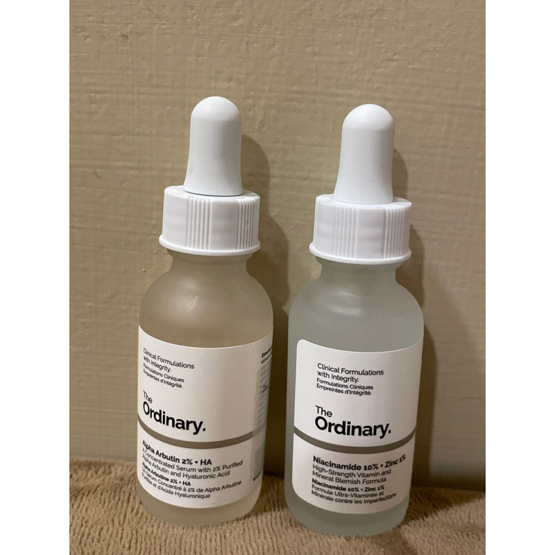 The Ordinary 菸鹼胺 熊果素美白精華液30ml