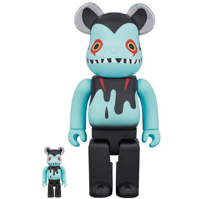 【超稀有】 BE@RBRICK BEARBRICK 400%100% 庫柏力克熊 惡魔人山椒魚 正版 全新僅拆檢