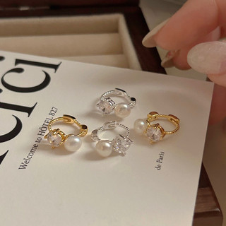 Rugosa 正韓· 純銀 單鑽淡水珍珠耳環💫focus on your earrings✨