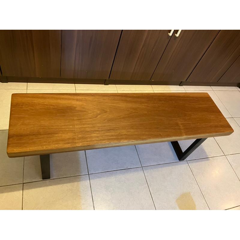 客製工業風非洲柚木餐桌椅