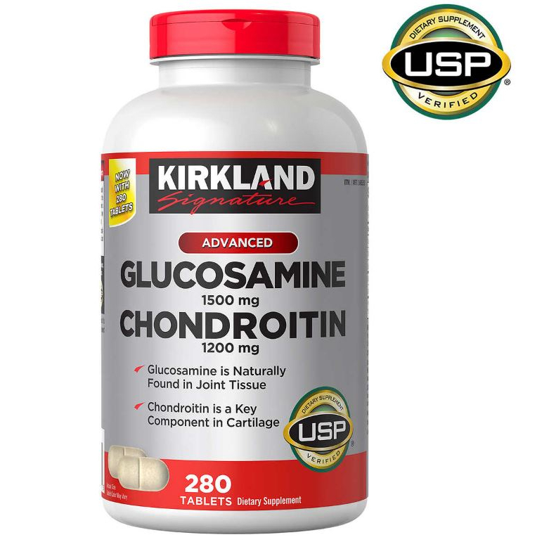 🚀現貨🔥效期:2027/7 科克蘭 葡萄糖胺和軟骨素 Glucosamine &amp; Chondroitin 280顆