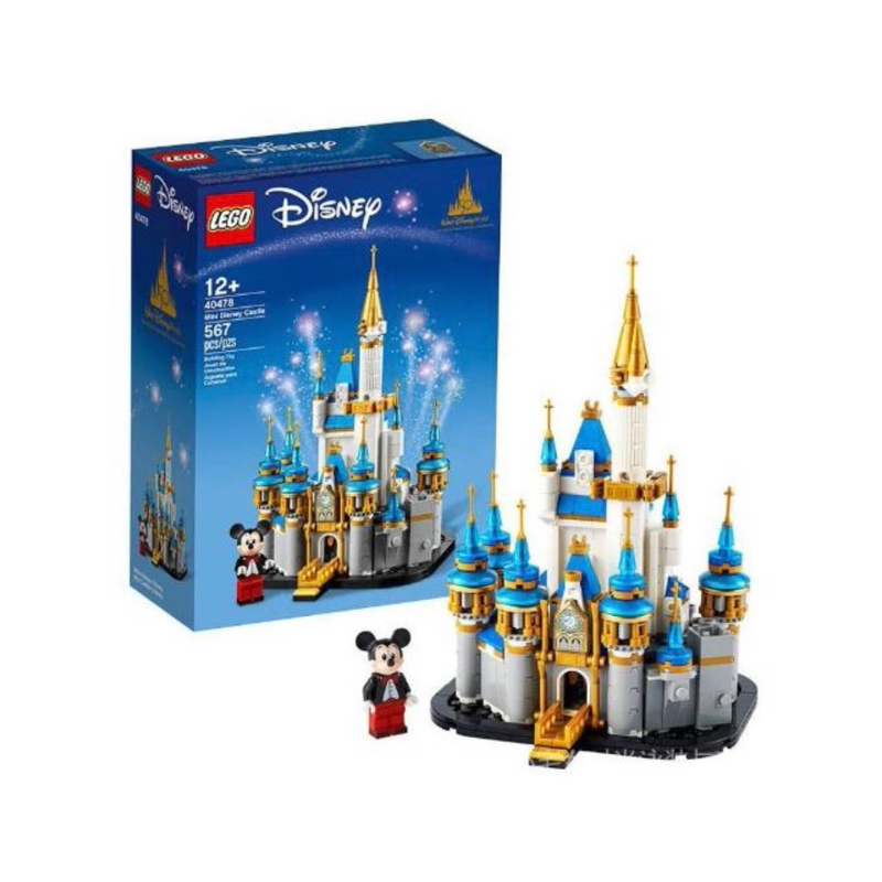 《挑戰最低價》LEGO樂高積木Disney迪士尼 迷你迪士尼城堡40478