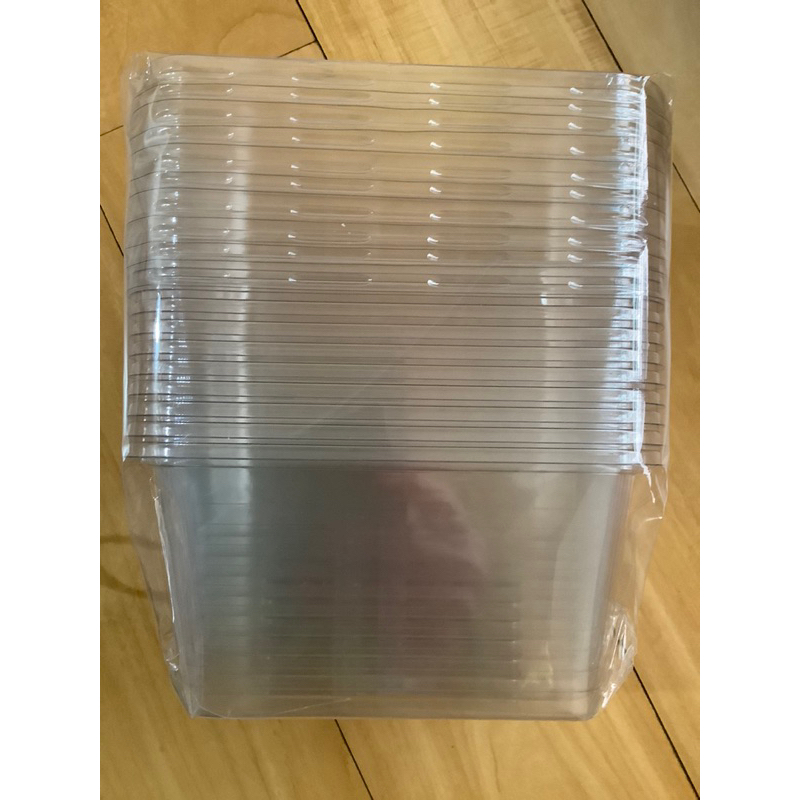 一個就出貨 透明保鮮盒 方形飼育盒 打包盒 馬卡龍盒 塑膠盒 餐盒 方盒 餅乾盒麻糬盒 壽司盒 保鮮盒  便當盒 有蓋子