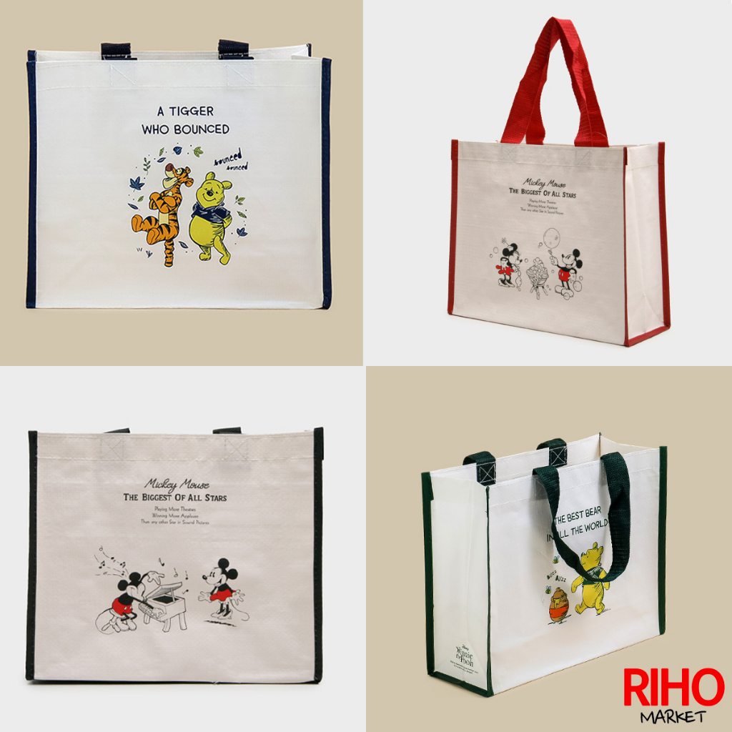 韓國大創 DAISO 迪士尼 米奇米妮 環保手提袋 購物袋 環保袋 米奇袋子 米妮手提袋 購物袋 提袋 禮物袋 正版