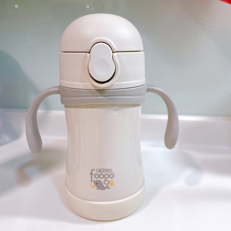 韓國 foogo foodgo Thermos 膳魔師 幼兒童 兩用吸管保溫杯/學習杯🚸